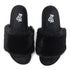 Snuggs Fuzzy Slipper Black